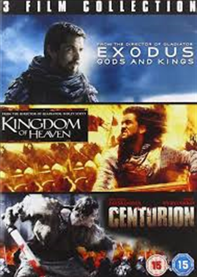 Exodus - Gods and Kings  / Kingdom Of Heaven / Centurion (REGION 2)/Product Detail/Action