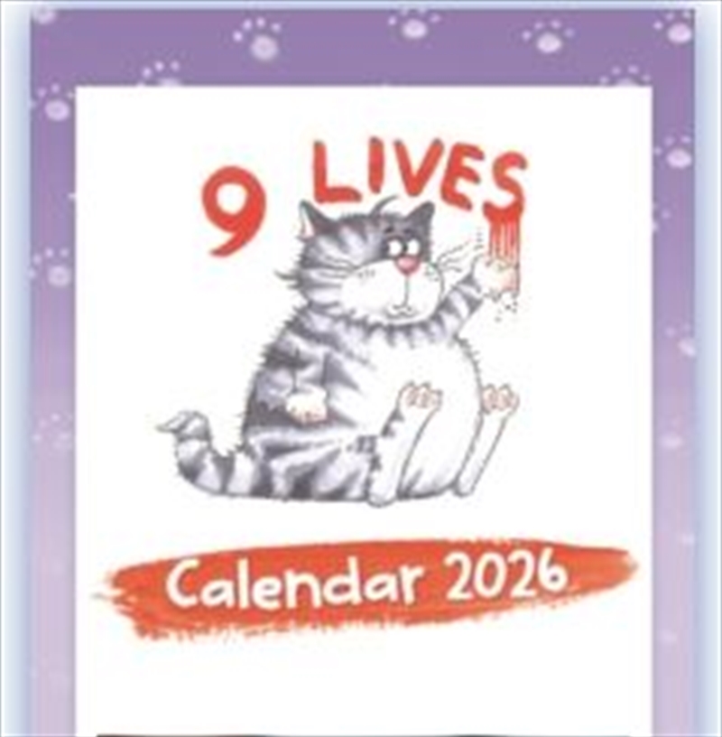 9 Lives Slim Calendar 2026/Product Detail/Calendars & Diaries