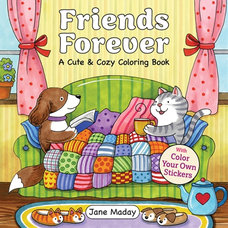 Friends Forever : A Cute & Cozy Coloring Book/Product Detail/Adults Colouring