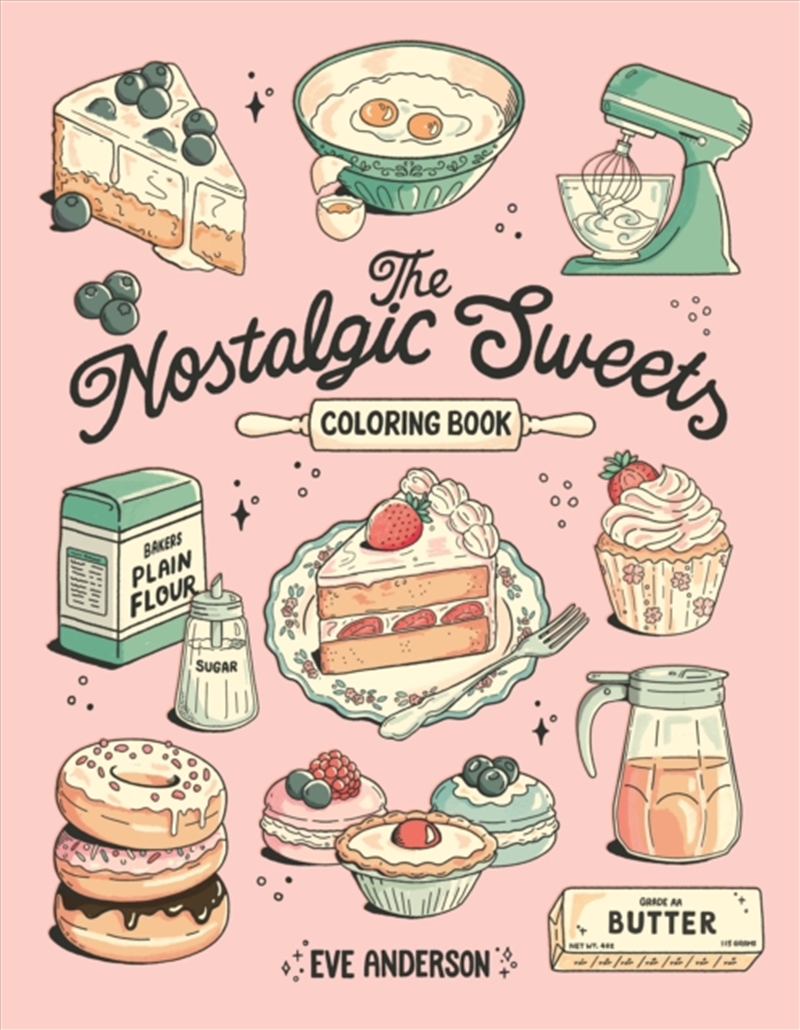 The Nostalgic Sweets Coloring Book/Product Detail/Adults Colouring