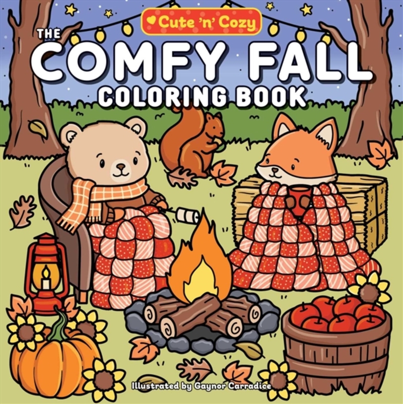 The Comfy Fall Coloring Book/Product Detail/Adults Colouring