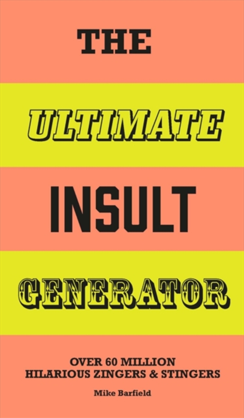 The Ultimate Insult Generator/Product Detail/Early Childhood Fiction Books