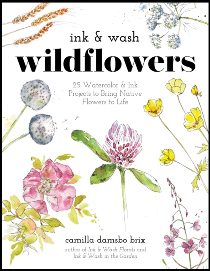 Ink & Wash Wildflowers : 25 Watercolor & Ink Projects To Bring Native Flowers To Life/Product Detail/Crafts & Handiwork