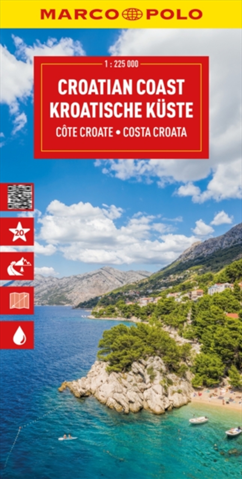 Croatia Coast Marco Polo Map/Product Detail/Geography