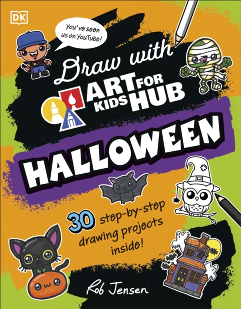 Draw With Art For Kids Hub Halloween/Product Detail/Kids Activity Books