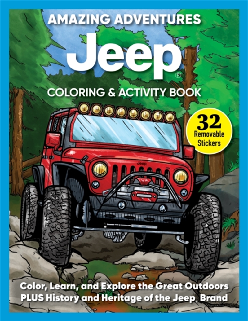 Amazing Adventures Jeep Coloring & Activity Book : Color, Learn, And Explore The Great Outdoors Plus/Product Detail/Kids Colouring