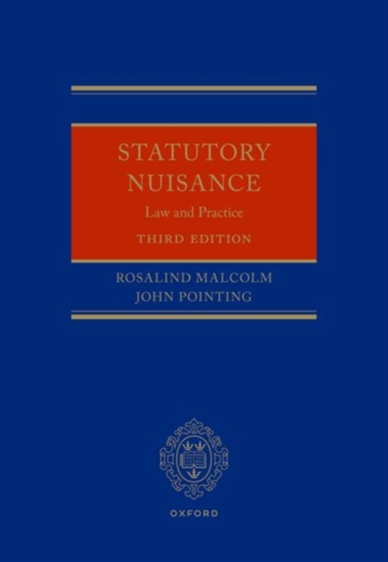 Statutory Nuisance : Law And Practice/Product Detail/Law