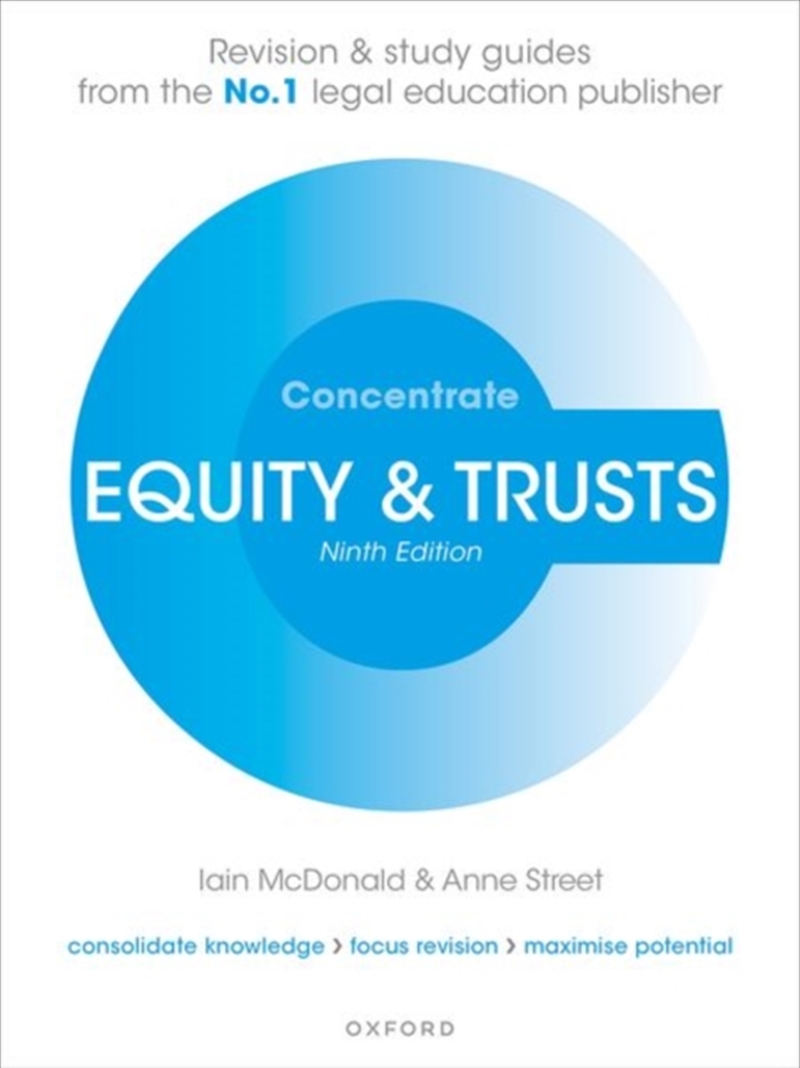 Equity And Trusts Concentrate : Law Revision And Study Guide/Product Detail/Law