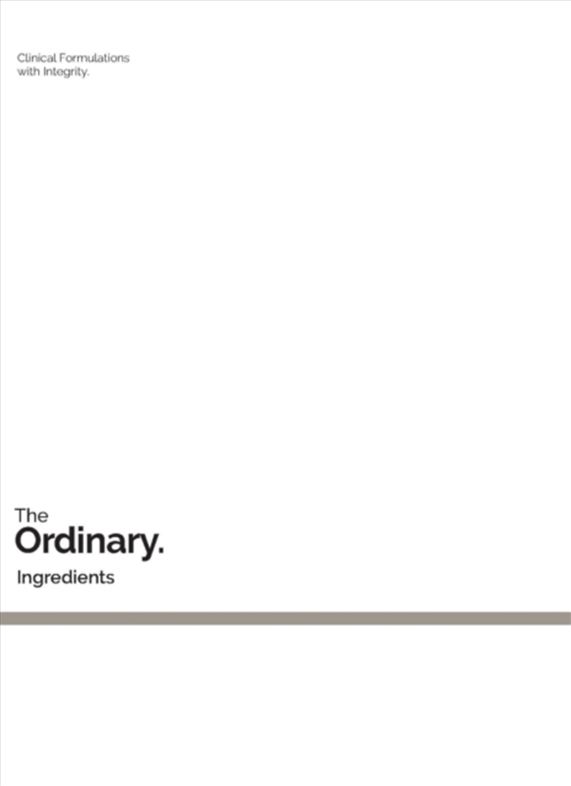 The Ordinary : Ingredients/Product Detail/Fashion & Style Guides