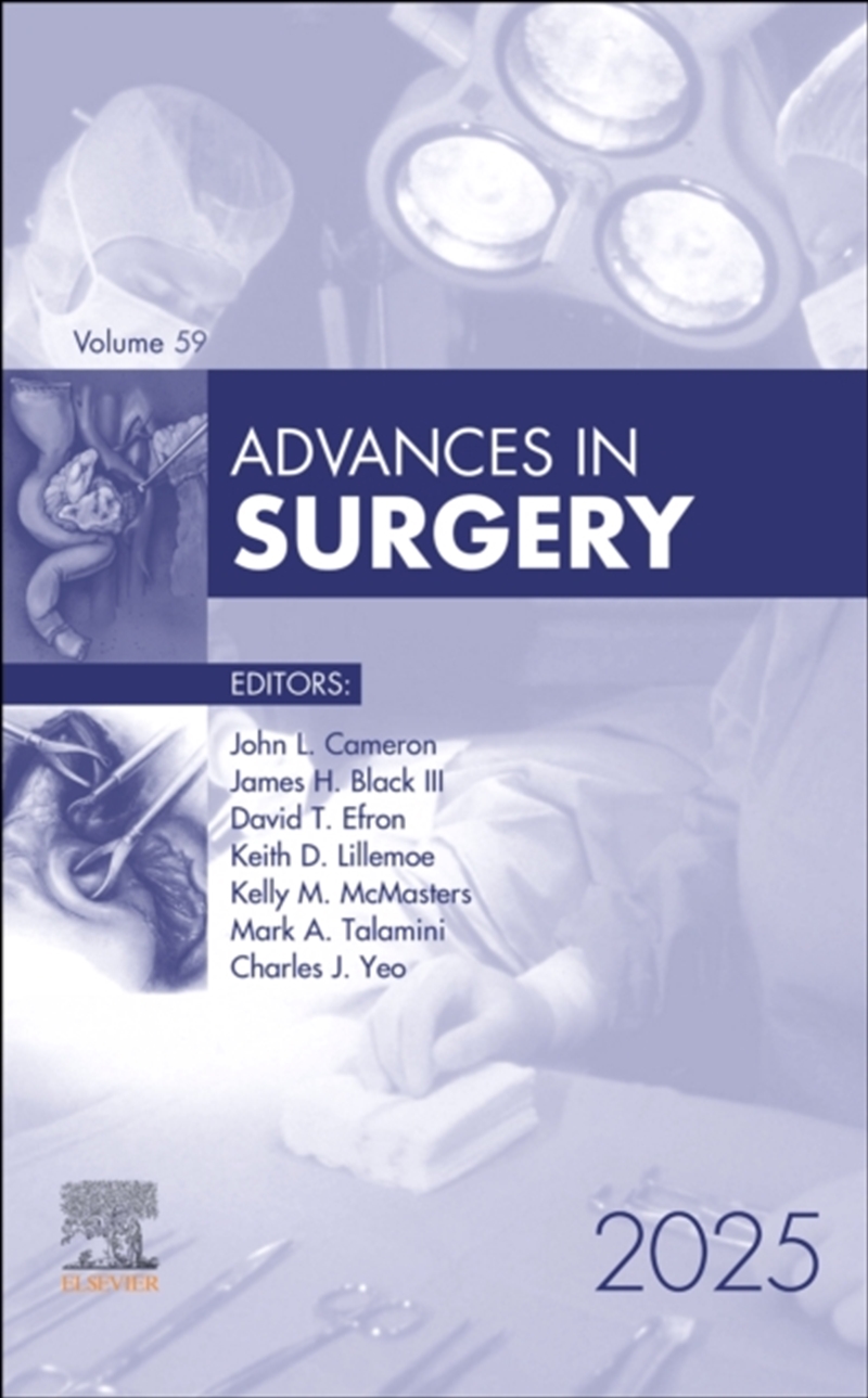 Advances In Surgery, 2025 : Volume 59-1/Product Detail/Healthcare