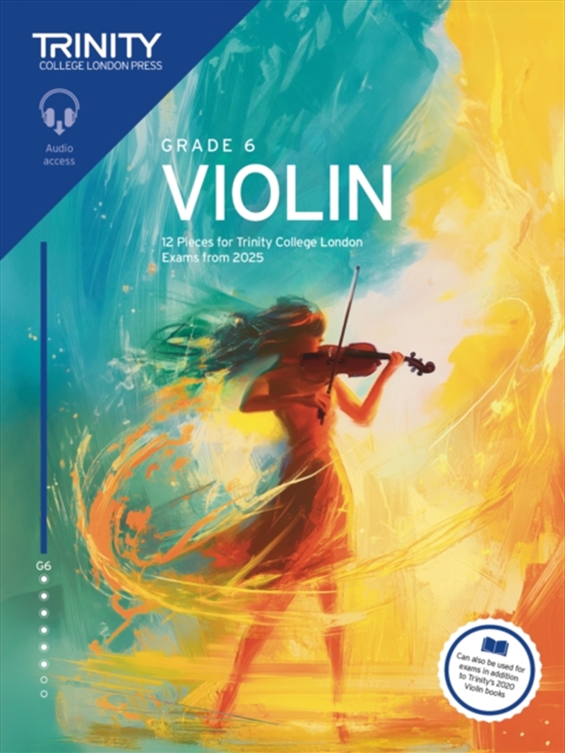 Trinity College London Violin Exam Pieces From 2025: Grade 6/Product Detail/Media