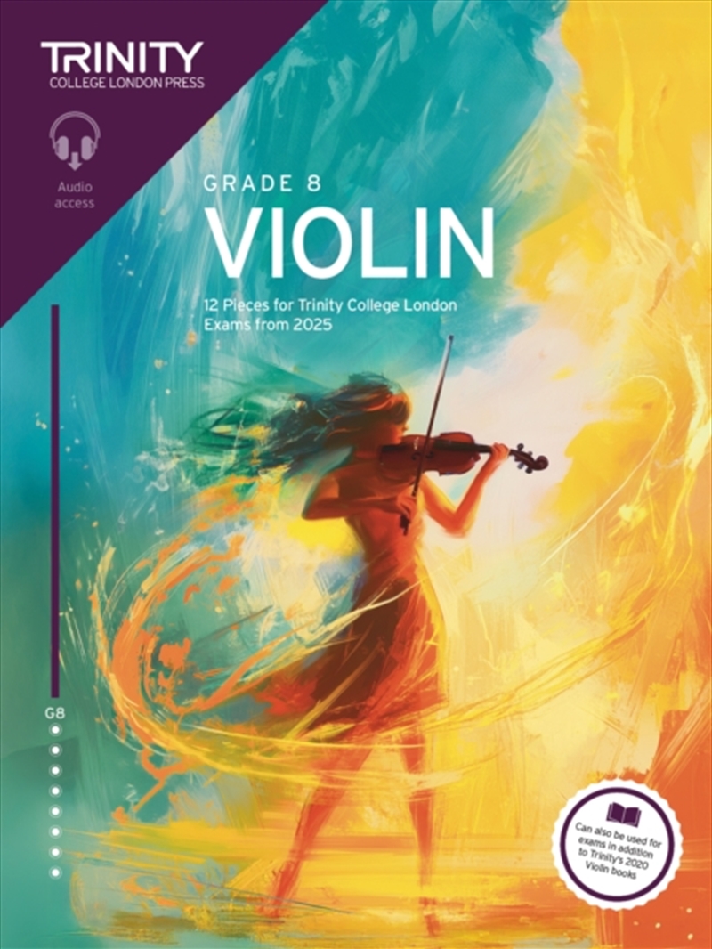 Trinity College London Violin Exam Pieces From 2025: Grade 8/Product Detail/Media