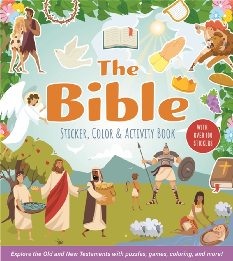 The Bible Sticker, Color & Activity Book : Explore The Old And New Testaments With Puzzles, Games, C/Product Detail/Religion & Beliefs