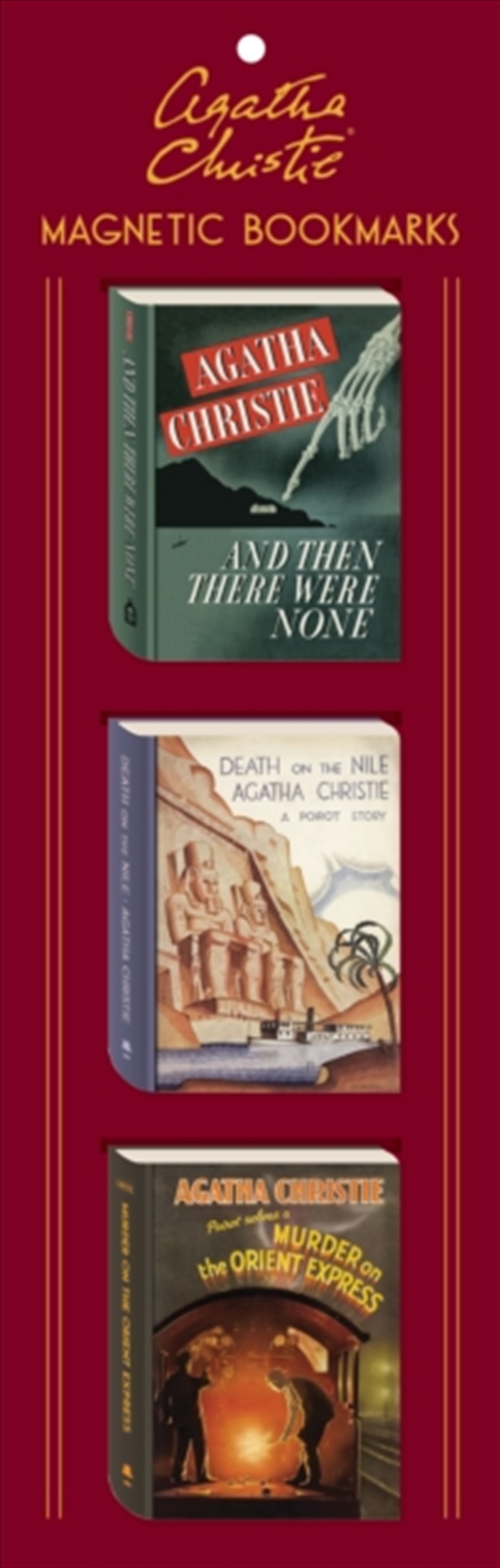 Agatha Christie Magnetic Bookmarks/Product Detail/Bookmarks & Reading Accessories