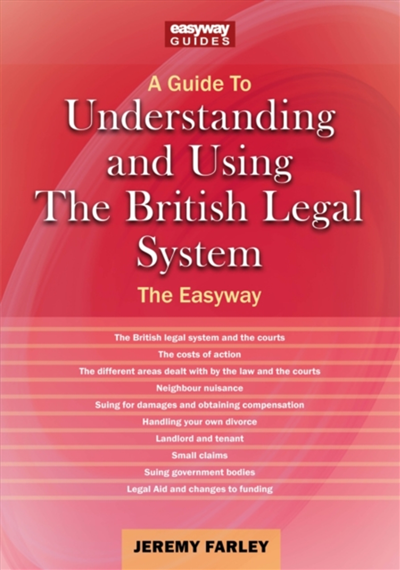 Understanding And Using The British Legal System : The Easyway. Revised Edition - 2025/Product Detail/Law