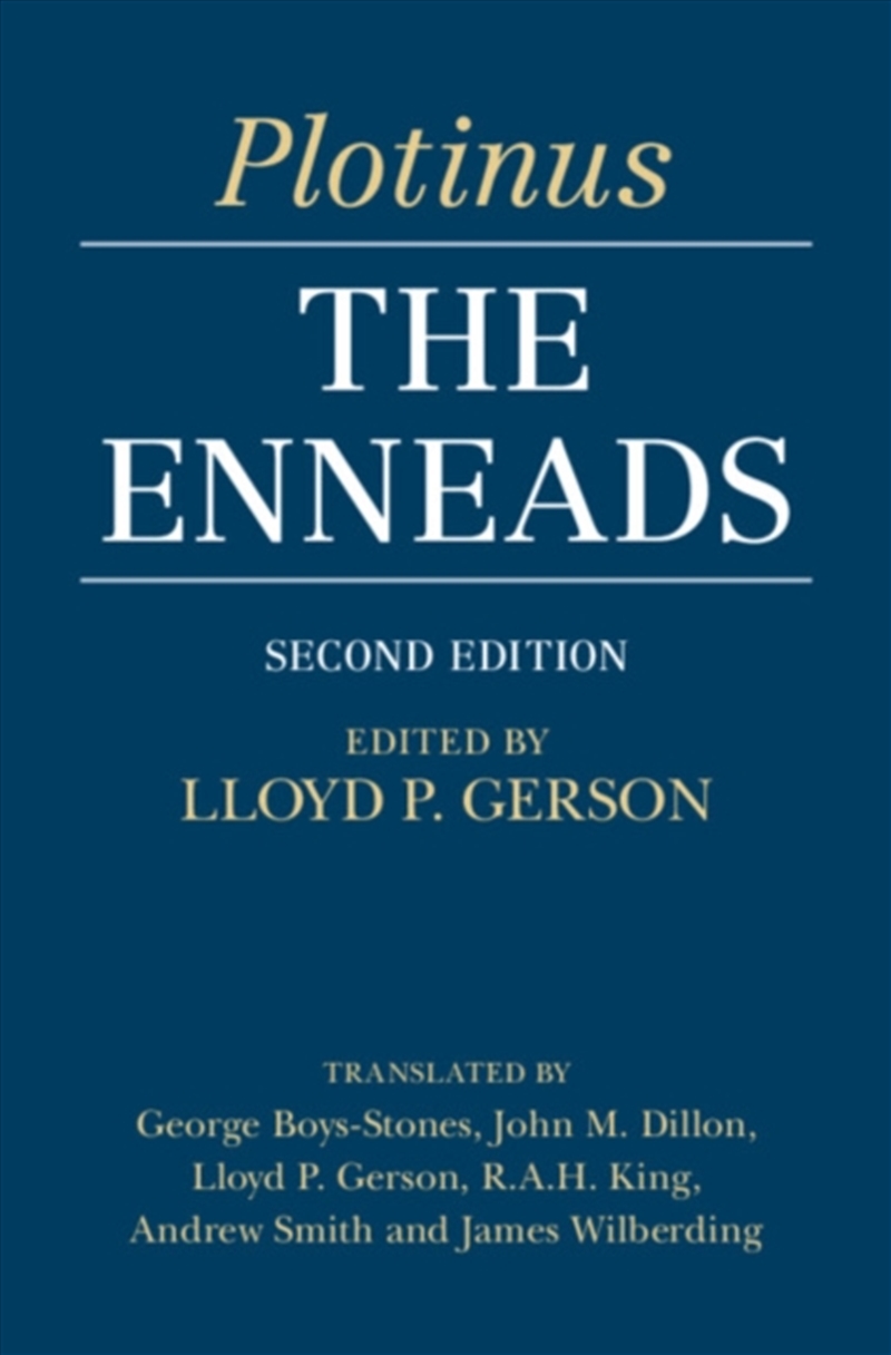 Plotinus: The Enneads/Product Detail/Reading