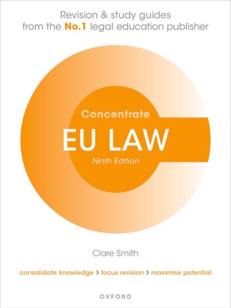 Eu Law Concentrate : Law Revision And Study Guide/Product Detail/Law