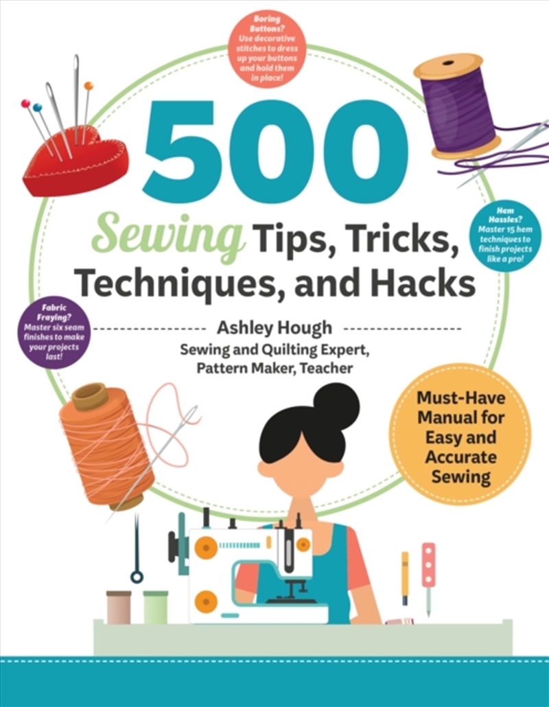 500 Sewing Tips, Tricks, Techniques, And Hacks : Must-Have Manual For Easy And Accurate Sewing/Product Detail/Crafts & Handiwork