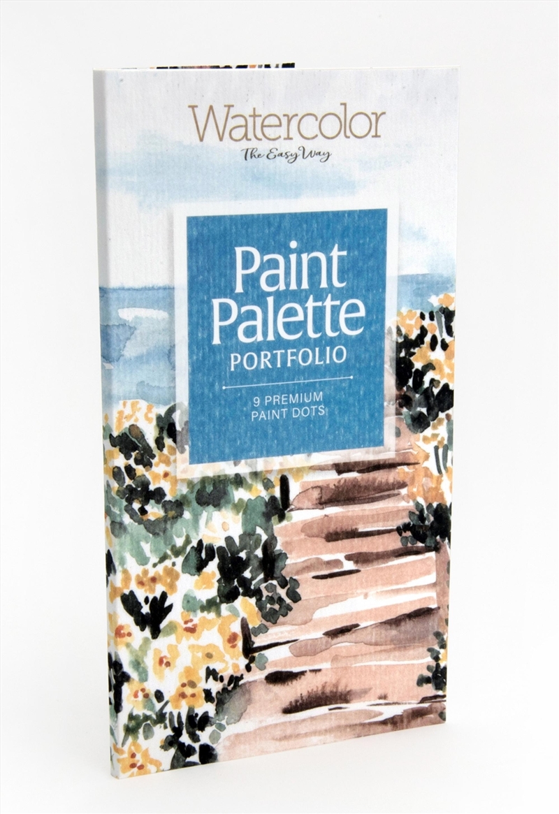 Watercolor The Easy Way Paint Palette Portfolio Coastal : 9 Premium Paint Dots/Product Detail/Reference & Encylopaedias