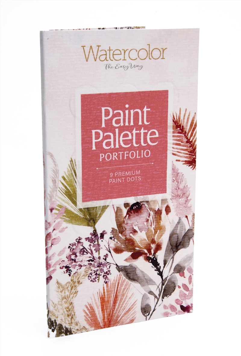 Watercolor The Easy Way Paint Palette Portfolio Flowers : 9 Premium Paint Dots/Product Detail/Reference & Encylopaedias