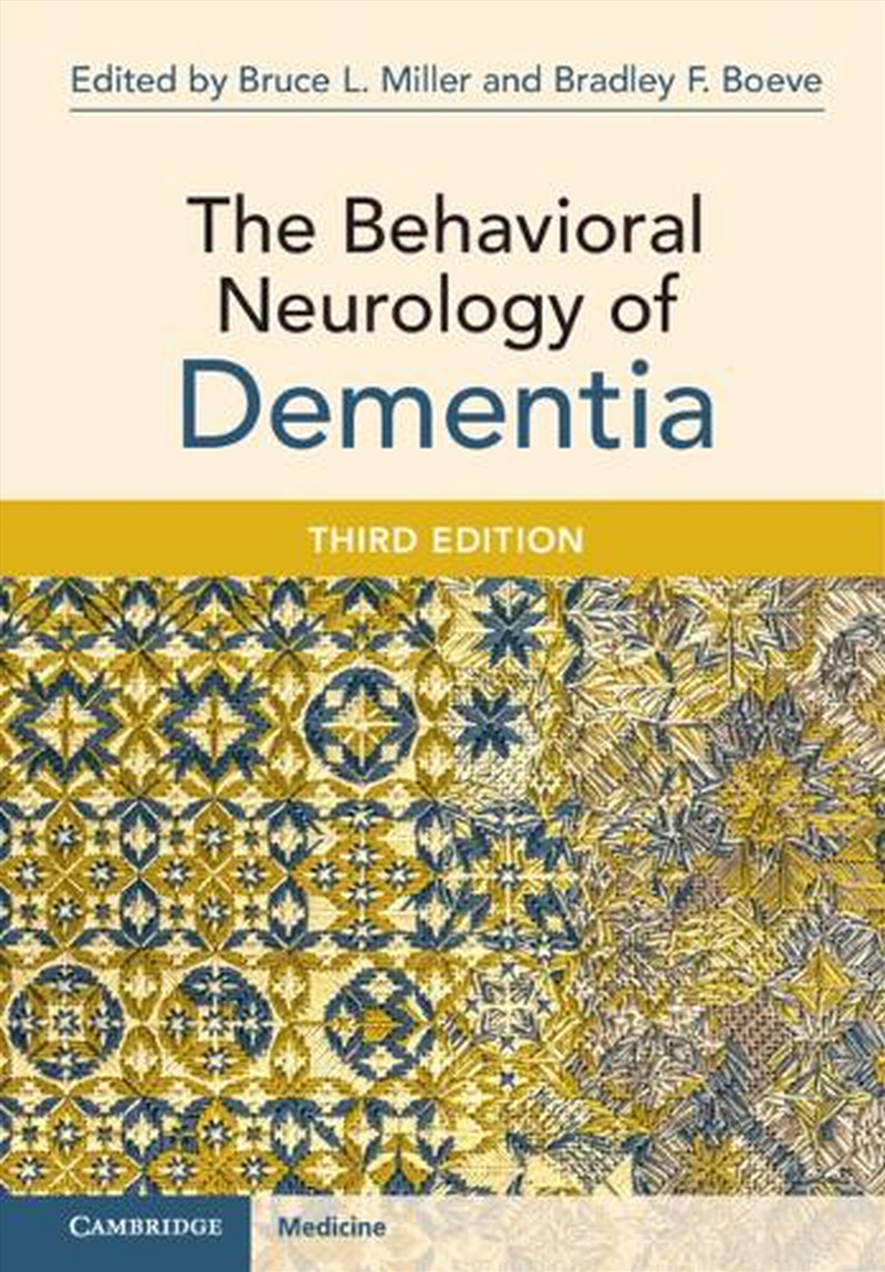 The Behavioral Neurology Of Dementia/Product Detail/Healthcare