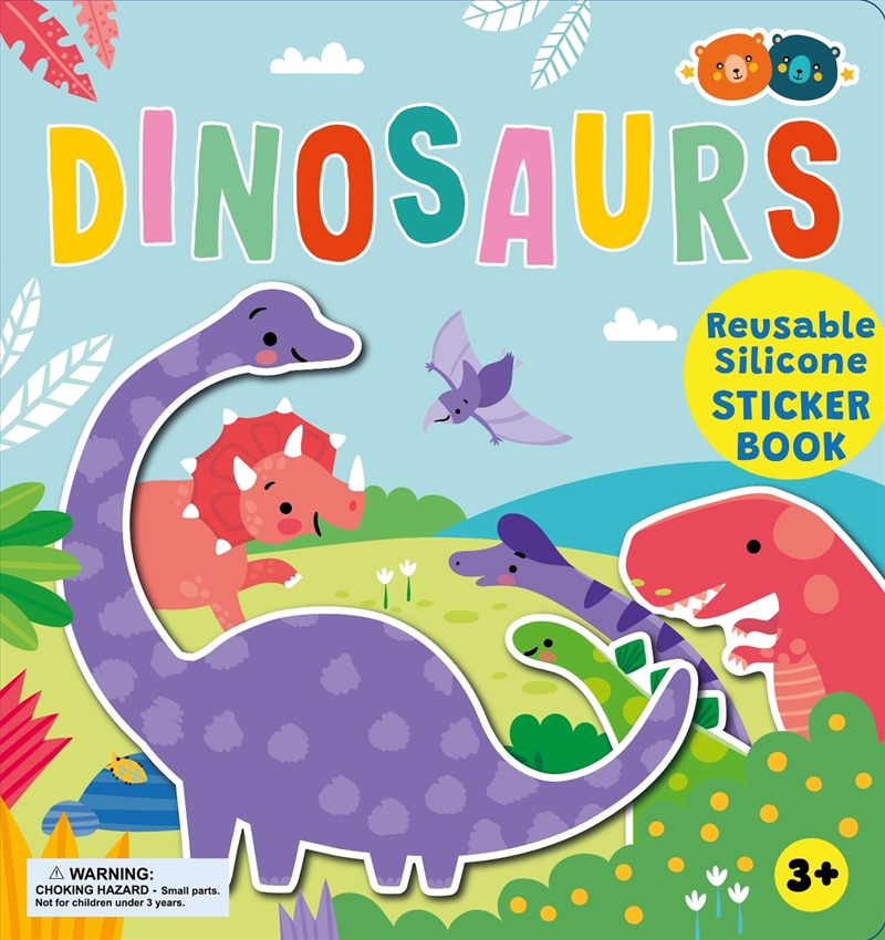 Silicone Sticker Book - Dinosaurs/Product Detail/Kids Activity Books
