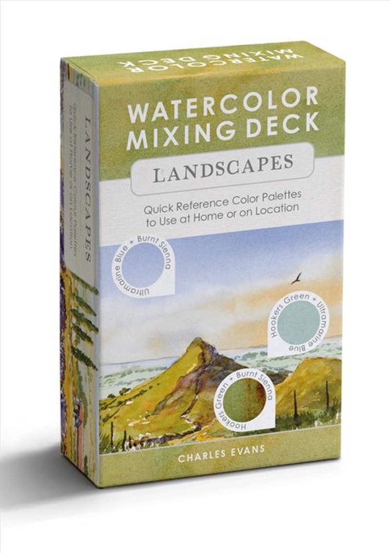 Watercolor Mixing Deck: Landscapes : Quick Reference Color Palettes To Use At Home Or On Location/Product Detail/Art