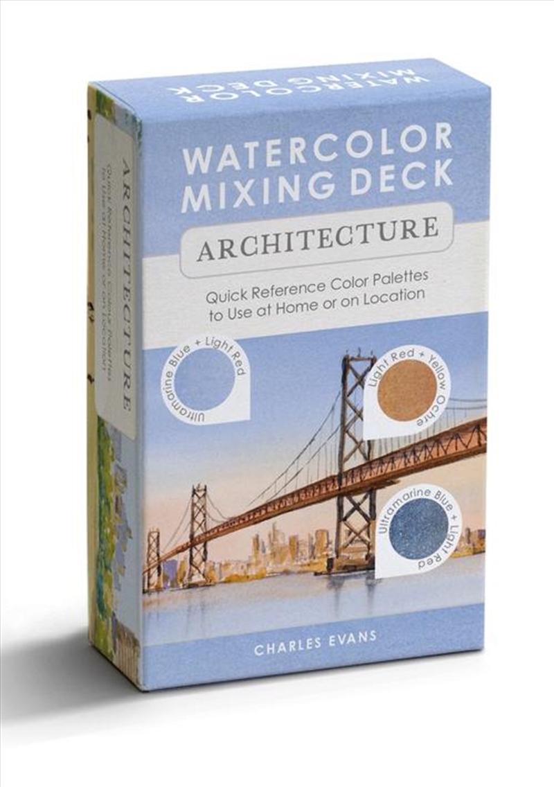Watercolor Mixing Deck: Architecture : Quick Reference Color Palettes To Use At Home Or On Location/Product Detail/Art