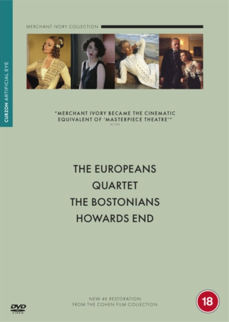 Quartet / Howards End / The Bostonians / The Europeans (REGION 2)/Product Detail/Drama