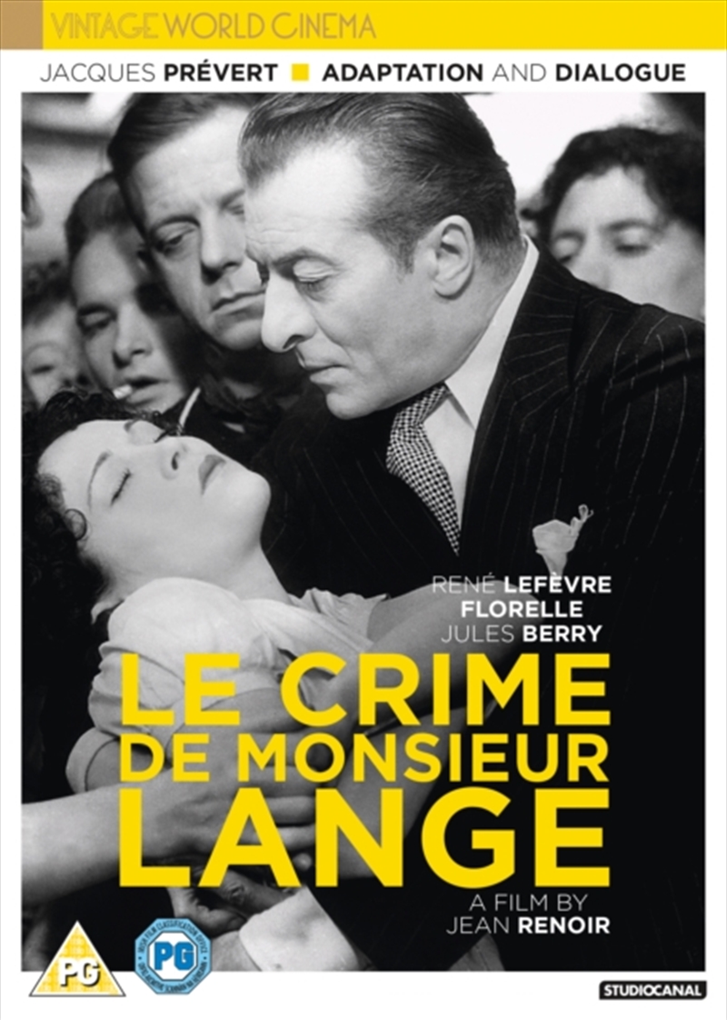 Le Crime De Monsieur Lange/Product Detail/Drama