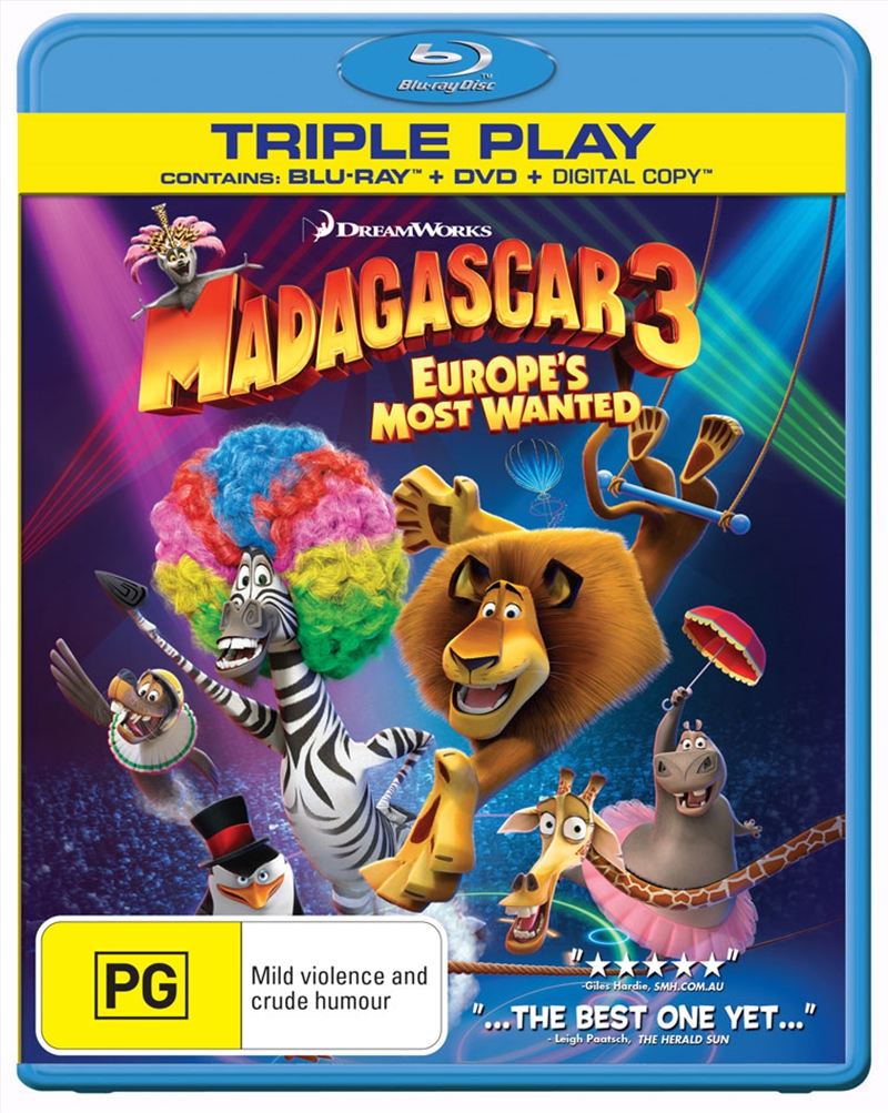 Madagascar 3: Europe's Most Wanted/Product Detail/Animated