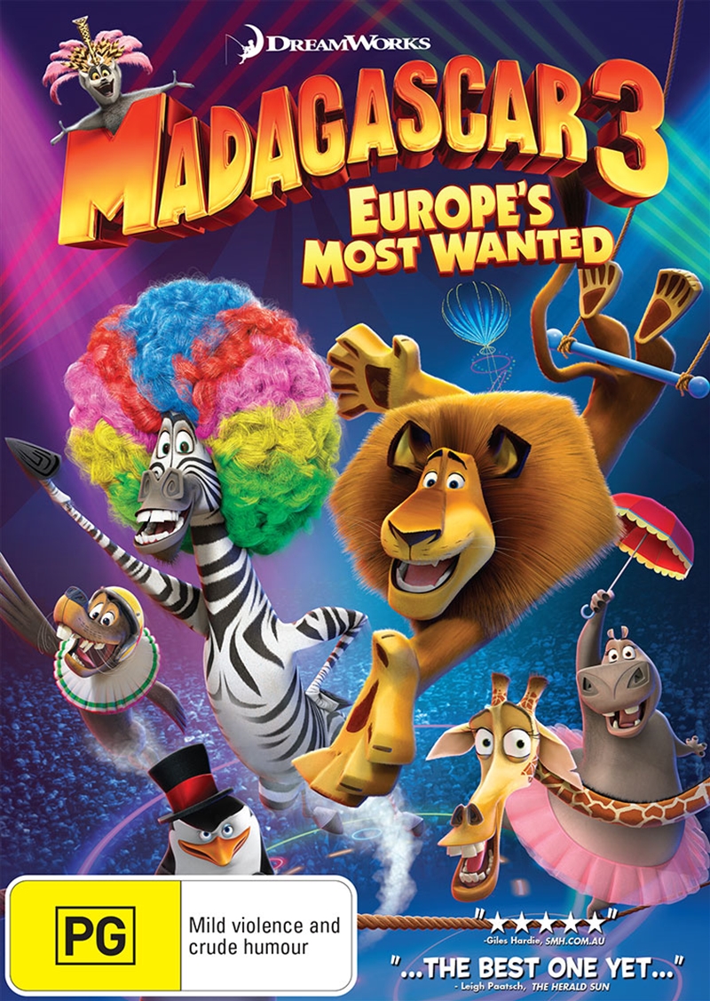 Madagascar 3: Europe's Most Wanted/Product Detail/Animated