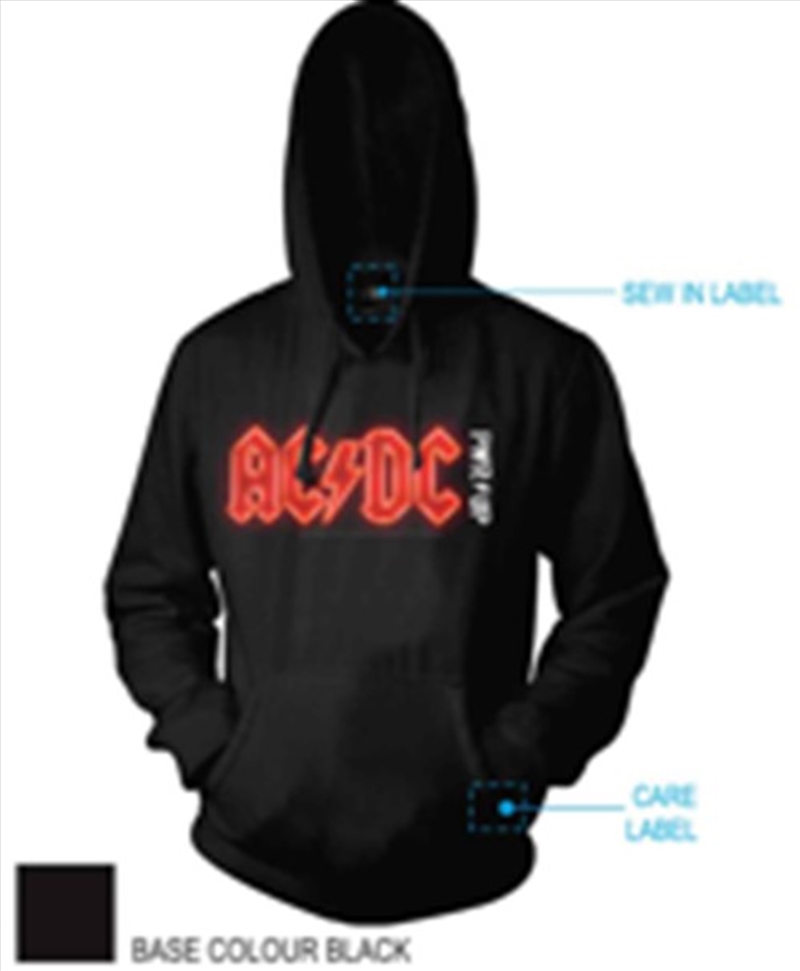 AC/DC - Pwr Up Logo Hoodie - 2Xl/Product Detail/Outerwear