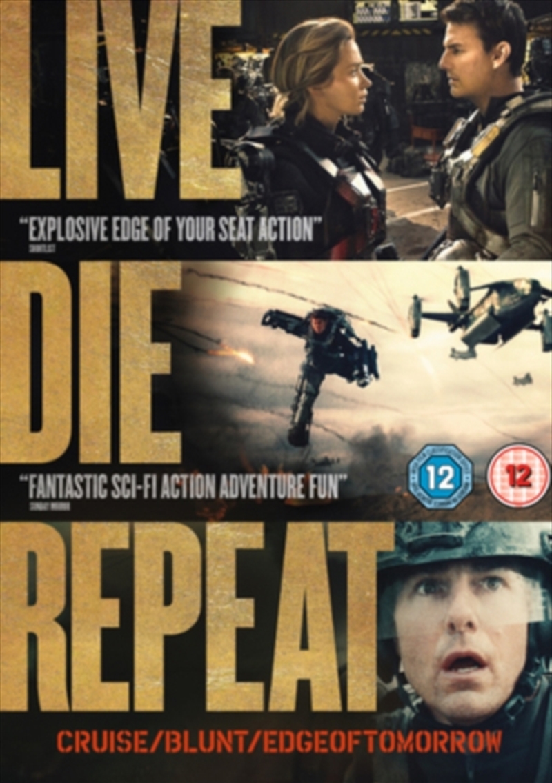 Live Die Repeat - Edge Of Tomorrow (REGION 2)/Product Detail/Drama