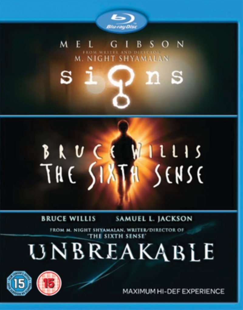 M Night Shyamalan - Signs / The Sixth Sense / Unbreakable/Product Detail/Thriller