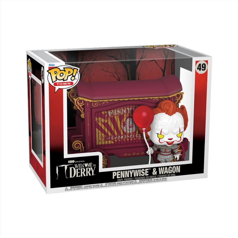 Welcome to Derry - Pennywise & Wagon Pop! Town/Product Detail/Pop Vinyl Moments