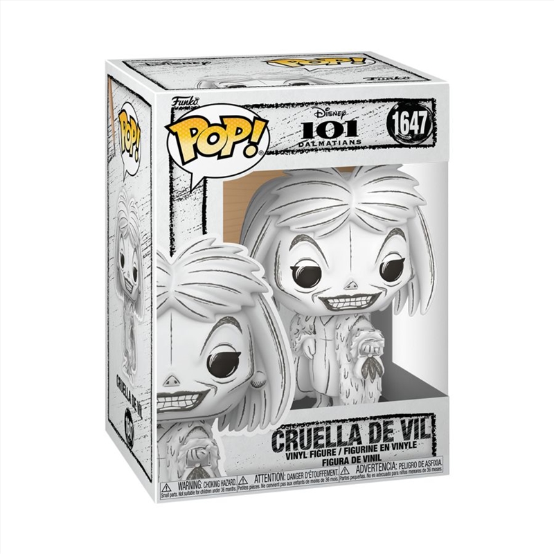 Disney: Sketched - Cruella De Vil Pop! Vinyl/Product Detail/Standard Pop Vinyl