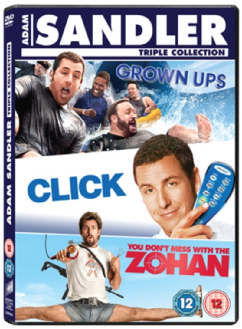 Adam Sandler - Click / Grown Ups / You Dont Mess With The Zohan (REGION 2)/Product Detail/Comedy