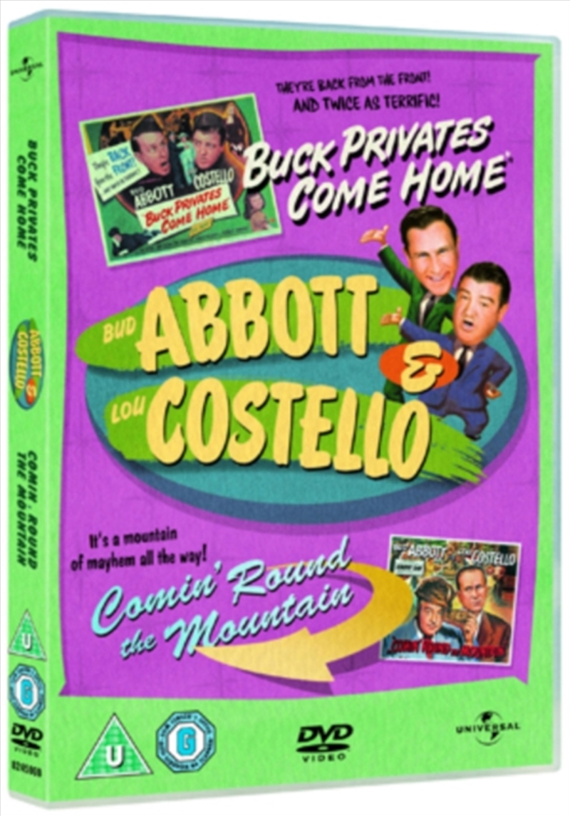 Abbott And Costello - Buck Privates Come Home / Comin Round The Mountain (REGION 2)/Product Detail/Comedy