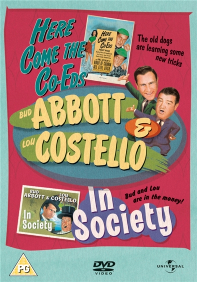 Abbott And Costello - Here Comes The Co-Eds / In Society (REGION 2)/Product Detail/Comedy