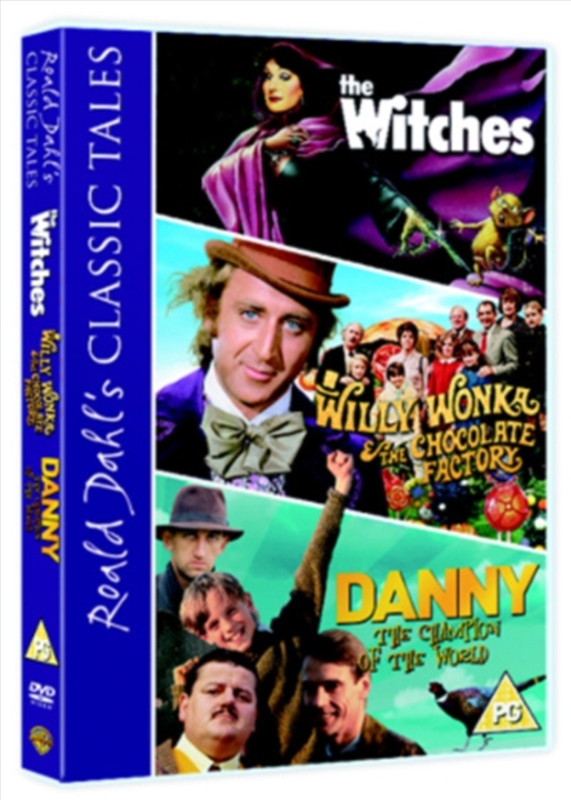 Roald Dahl - Danny The Champion Of The World / The Witches / Willy Wonka (REGION 2)/Product Detail/Family