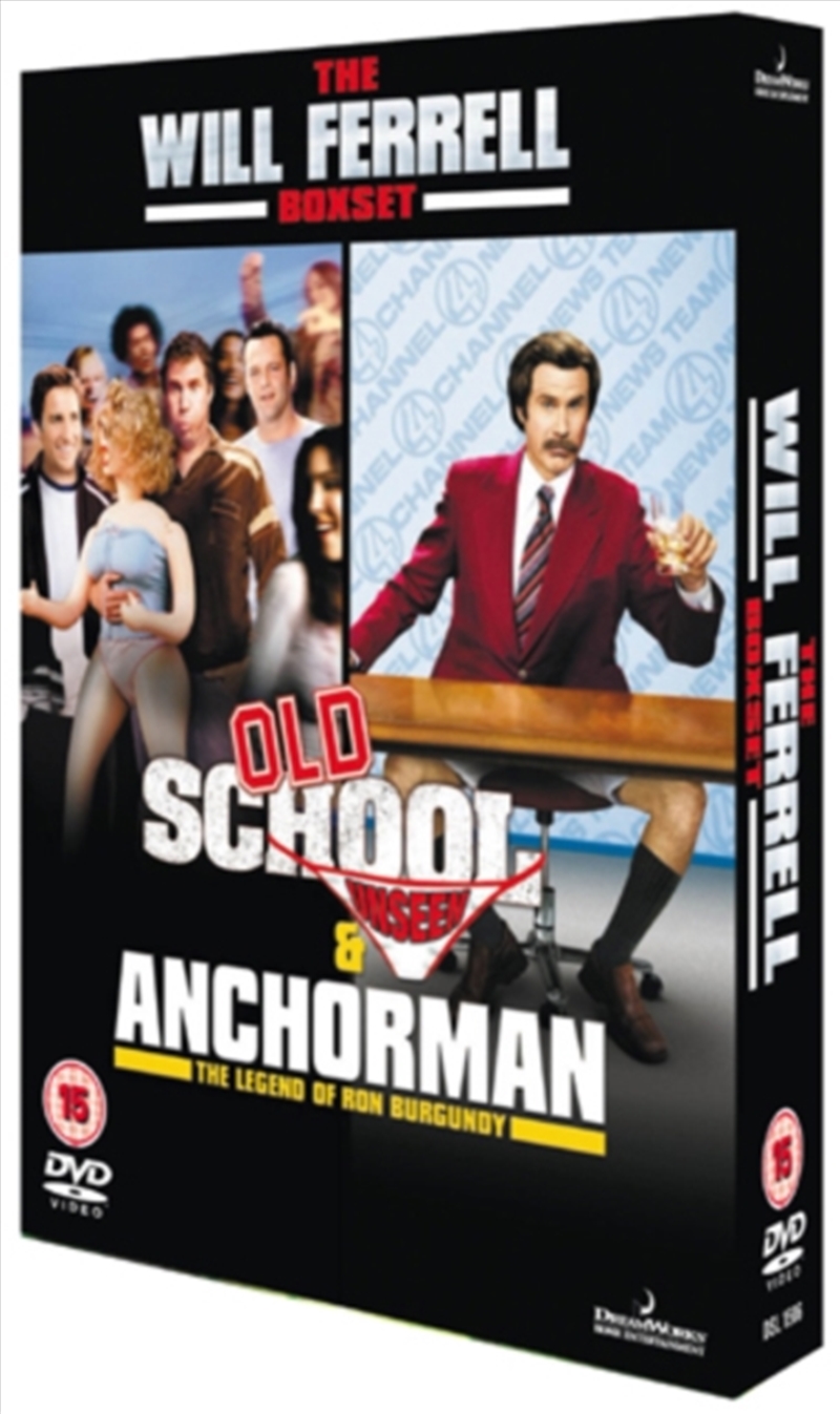 Will Ferrell - Old School - Unseen / Anchorman - The Legend Of Ron Burgundy (REGION 2)/Product Detail/Comedy