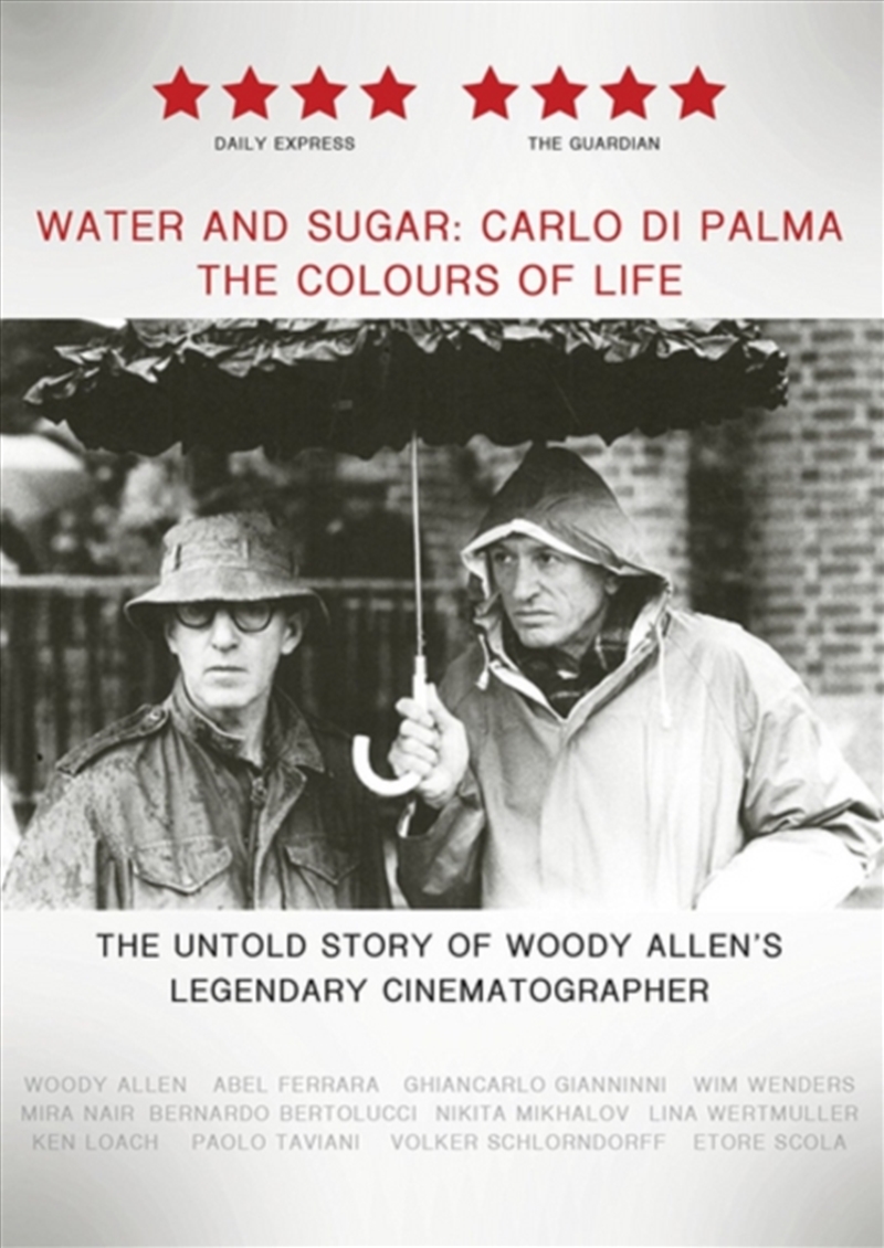 Water And Sugar Carlo Di Palma The Colours Of Life (REGION 2)/Product Detail/Documentary