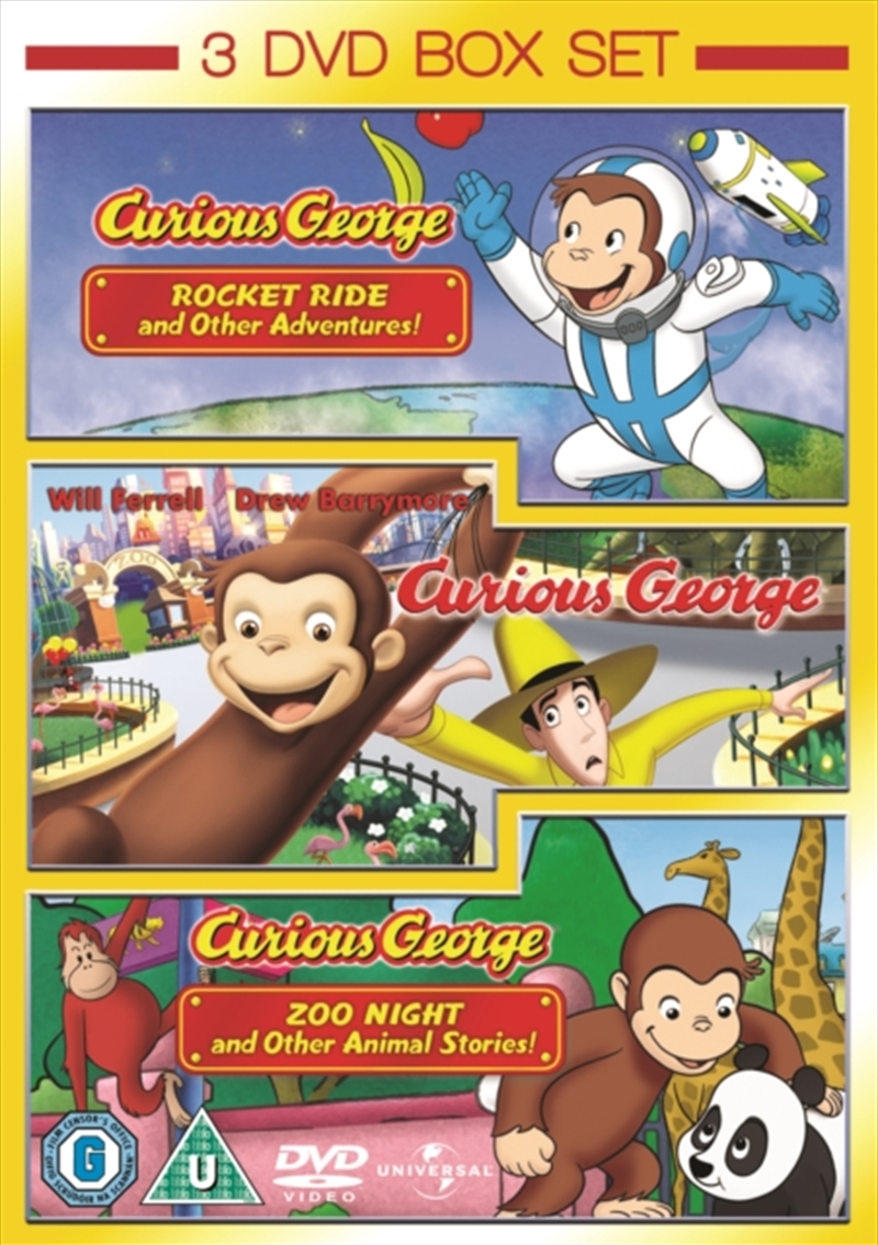 Curious George - The Movie / Curious George - Rocket Ride And Other Adventures / Zoo Night And Other/Product Detail/Animated