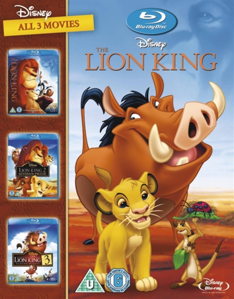 The Lion King / The Lion King 2 - Simbas Pride / The Lion King 3 - Hakuna Matata (REGION 2)/Product Detail/Disney