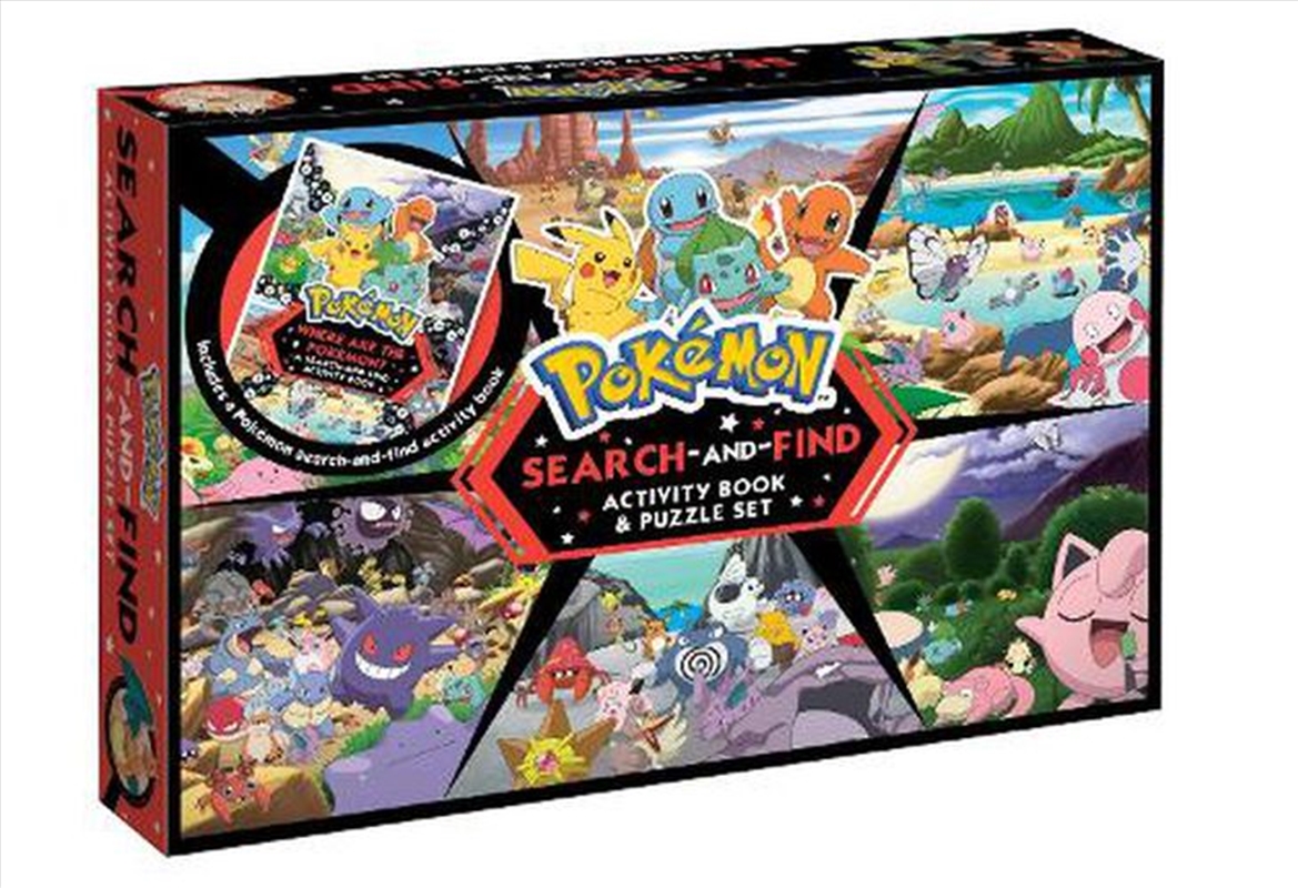 Pokemon: Search-and-Find Activity Book and Puzzle Set (200 Pieces)/Product Detail/Jigsaw Puzzles