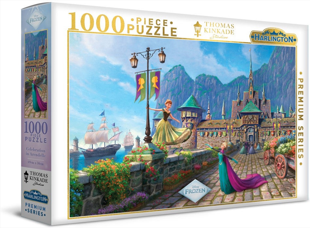 Kinkade 1000 Piece Puzzle - Frozen Celebration/Product Detail/Jigsaw Puzzles