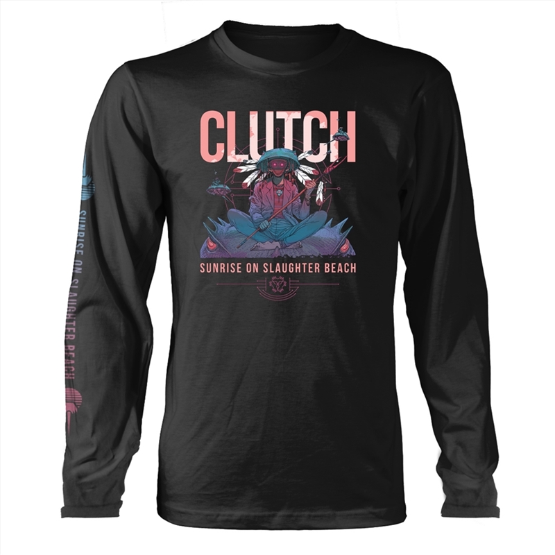 Clutch - Sunrise On Slaughter Beach - Black - Medium Shirt/Product Detail/Shirts