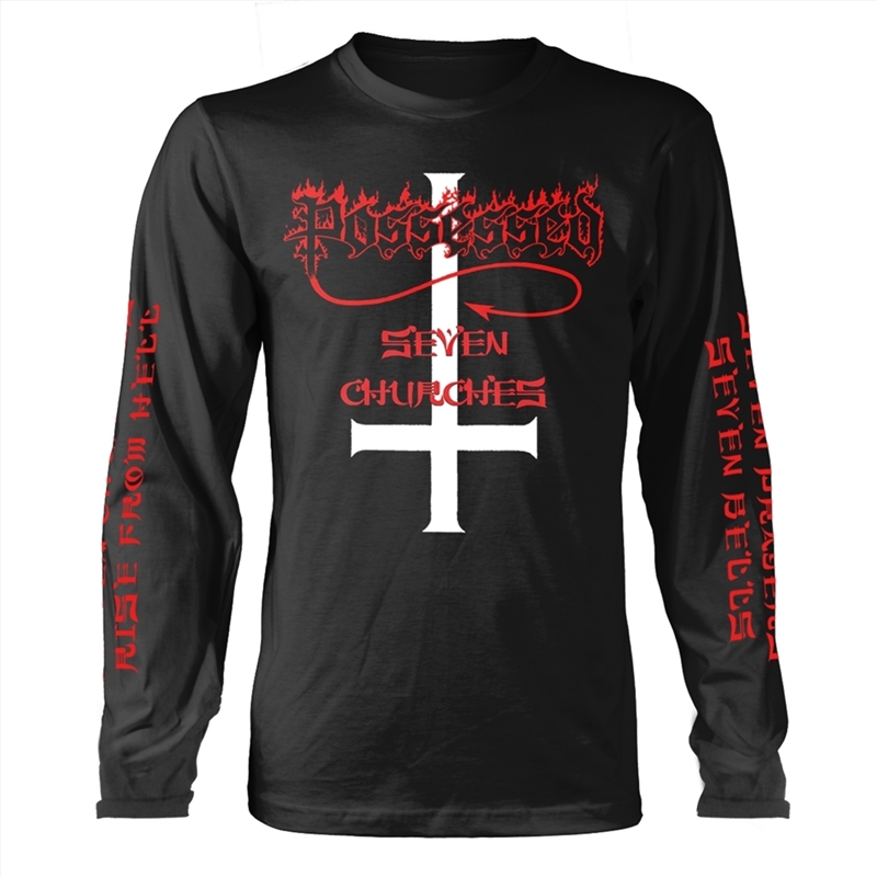 Possessed - Seven Churches - Black - Small Shirt/Product Detail/Shirts