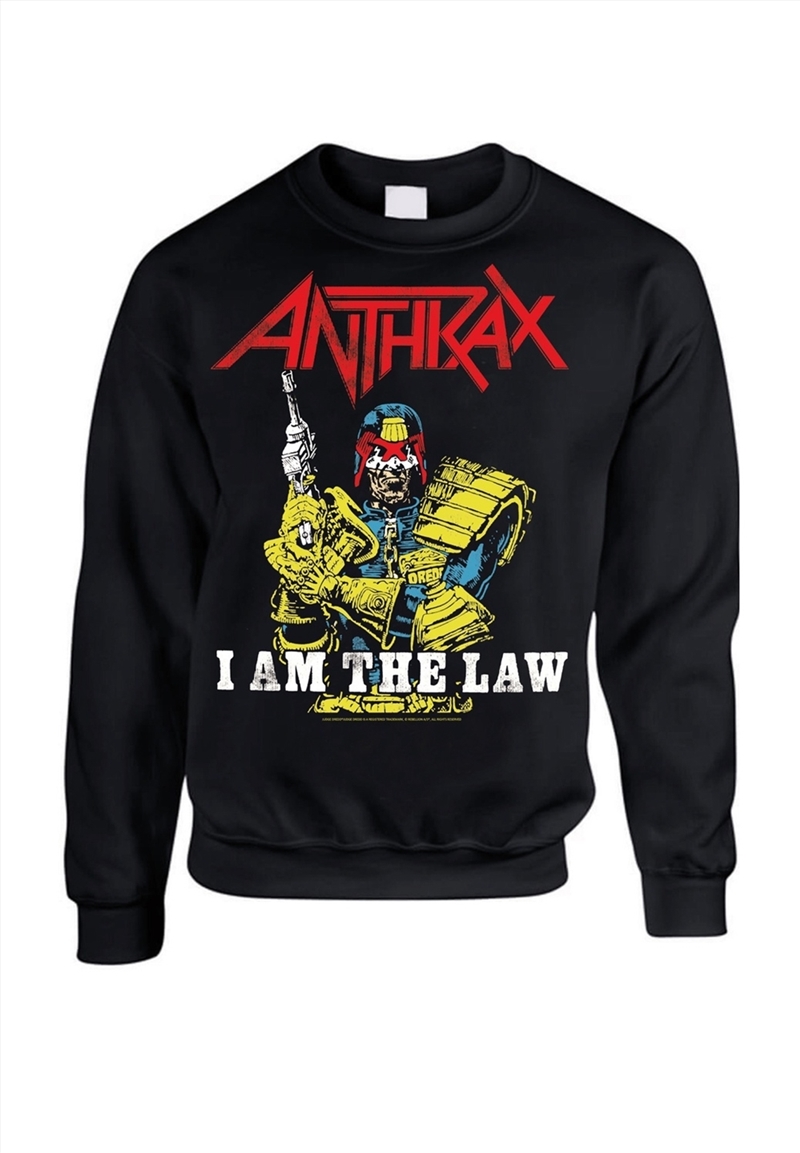 Anthrax - I Am The Law - Black - Large Sweater/Product Detail/Outerwear
